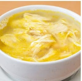 Caldo Blanco Grande solo o con Pollo