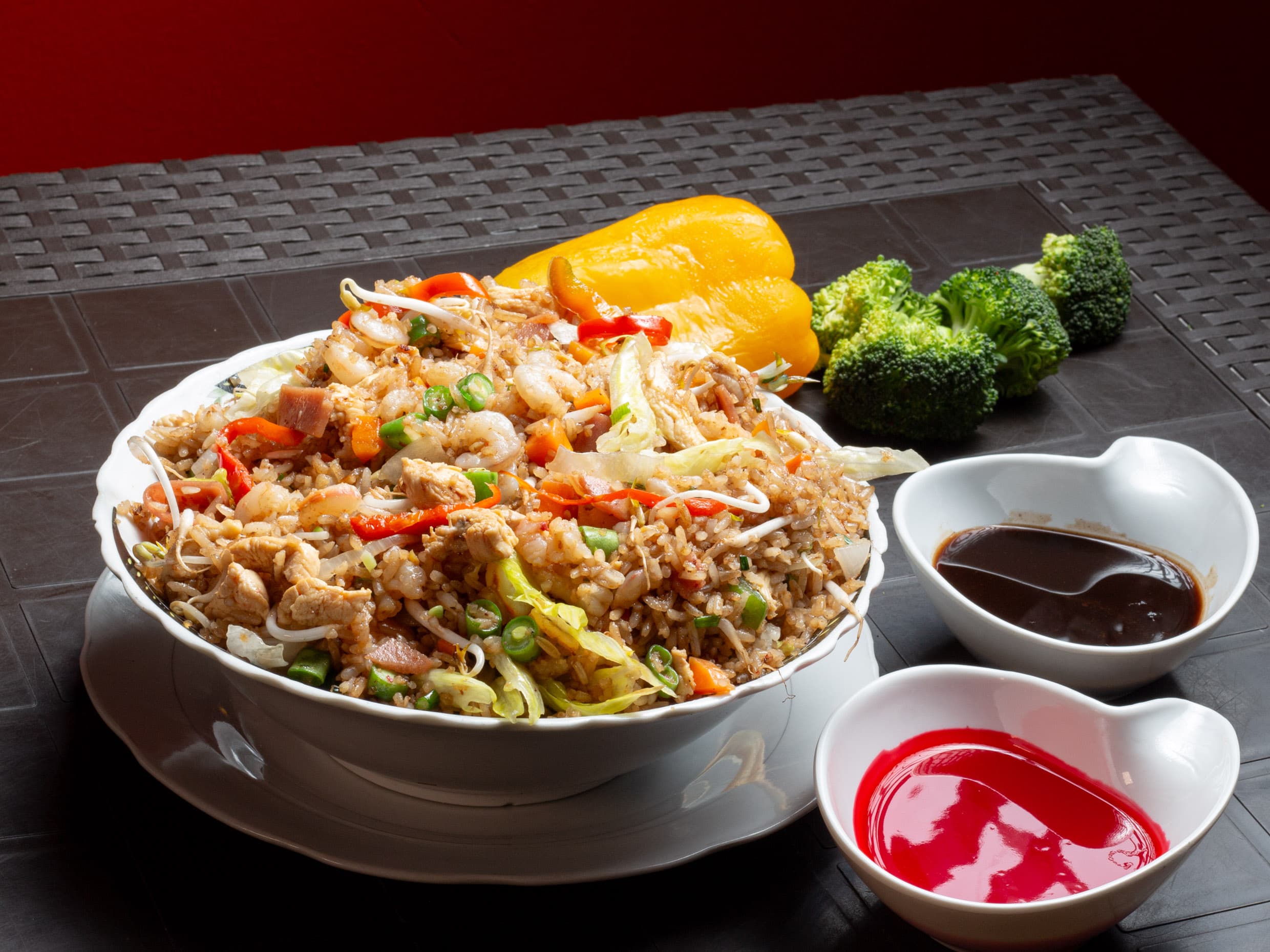 Arroz con Camarón y Pollo Mega