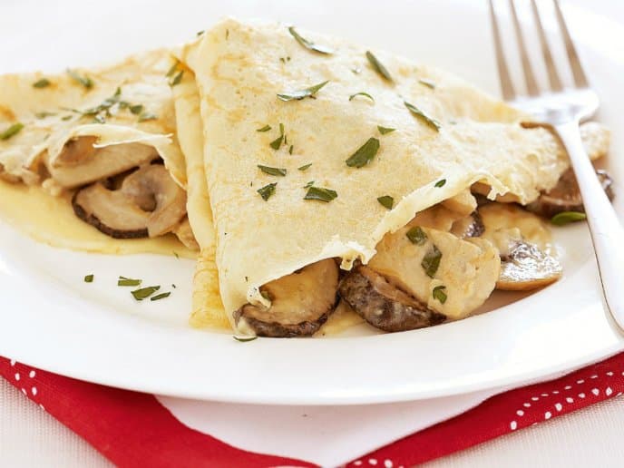 Crepa Manchego y Champiñones
