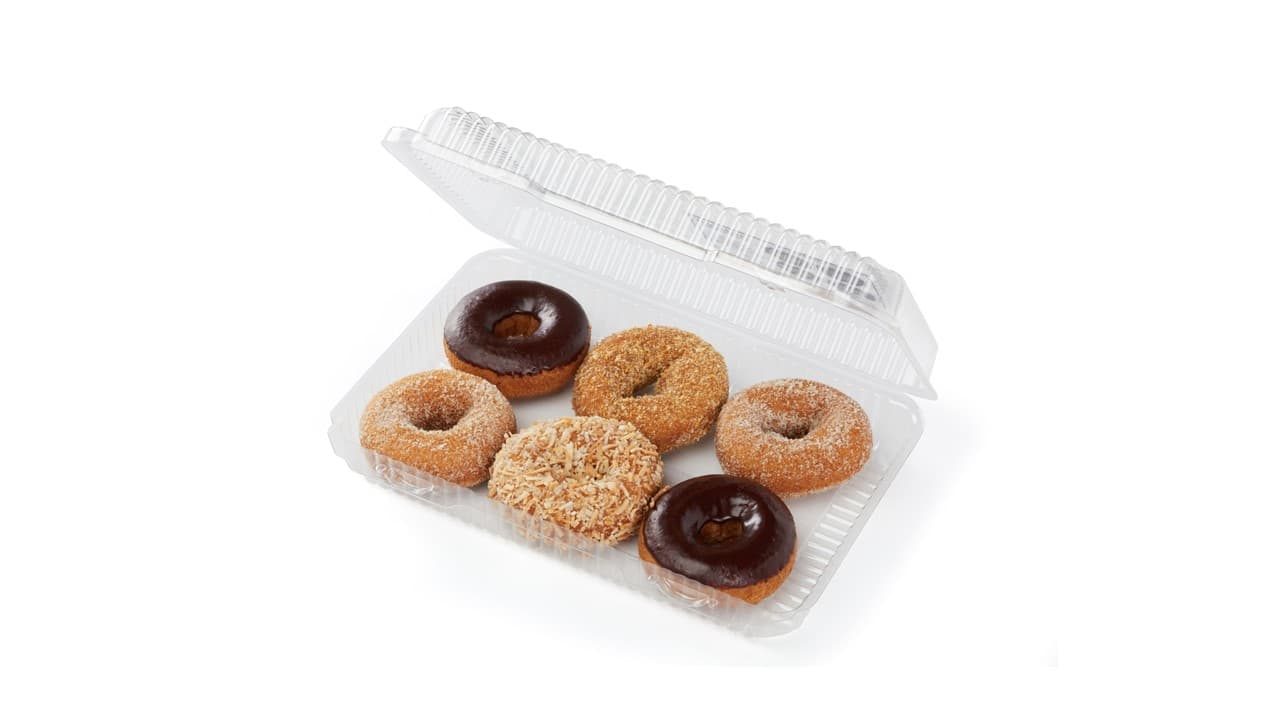 Charola de Pan con 6 Donas