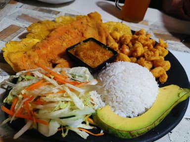 Trucha con Camarones