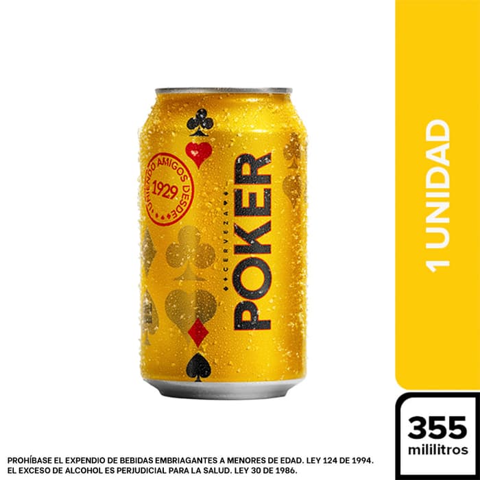 Cerveza Poker 330 ml