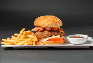 Combo Hamburguesa con Papas
