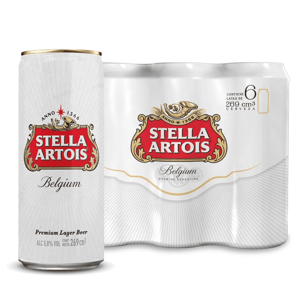 Six Pack Cerveza Stella Artois 330ml