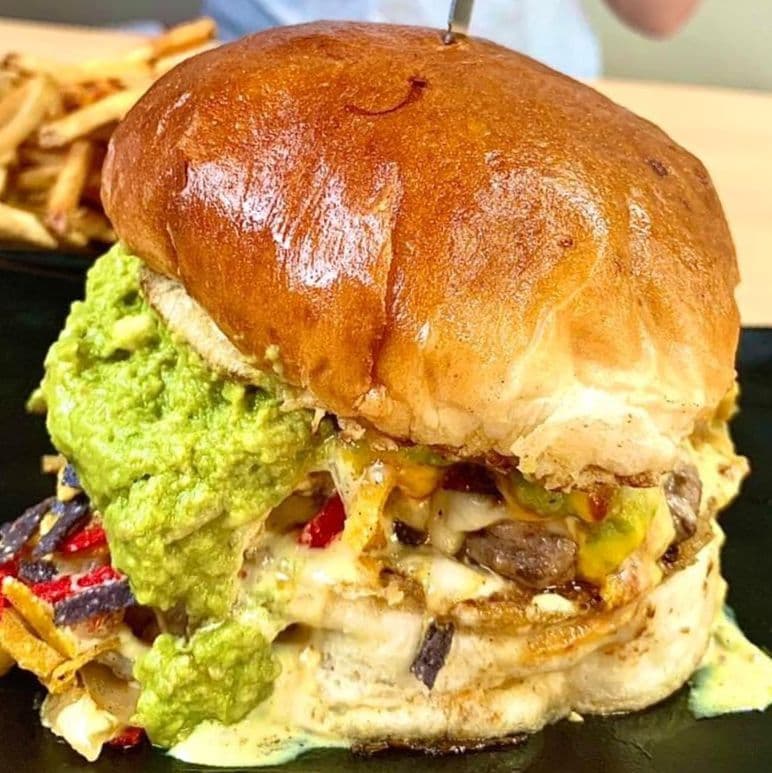 Hamburguesa Guacamole Rib