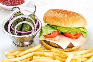 Hamburguesa De Pollo A La Parrilla