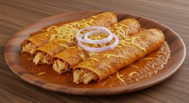 Enchiladas Rojas de la Casa