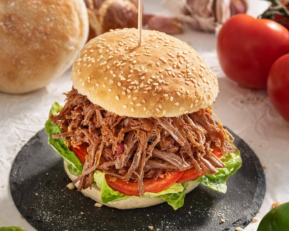Hamburguesa de Carne Desmechada