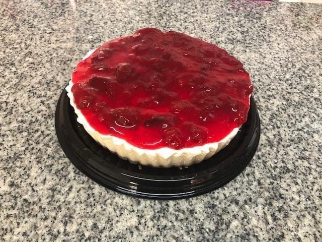 Cheese cake fresa X 5 porciones.