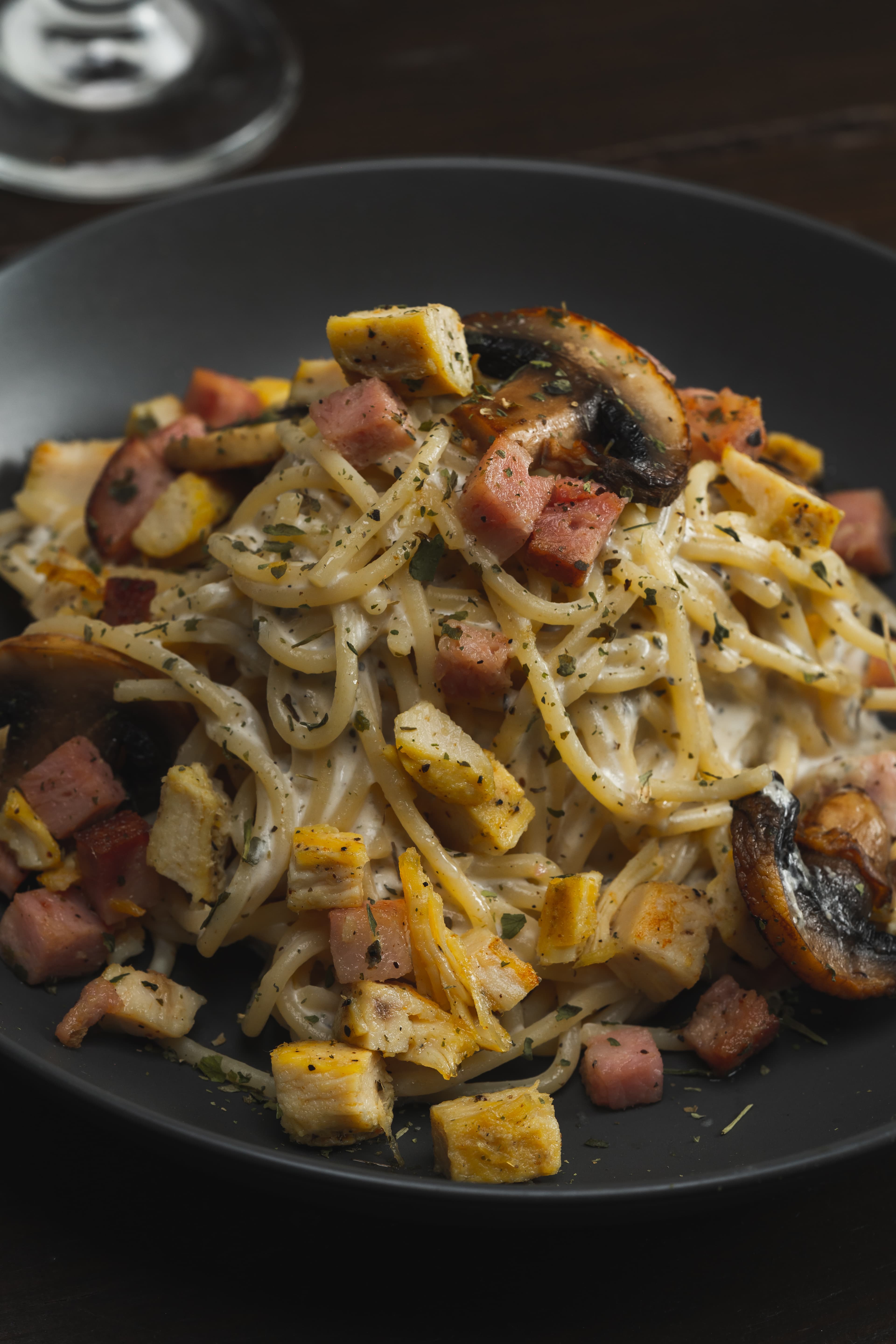 Pasta Alfredo de Pollo