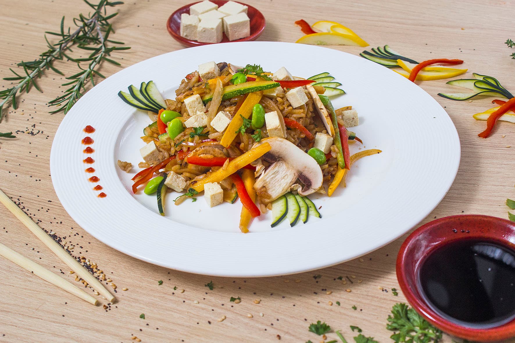 ARROZ VEGETARIANO