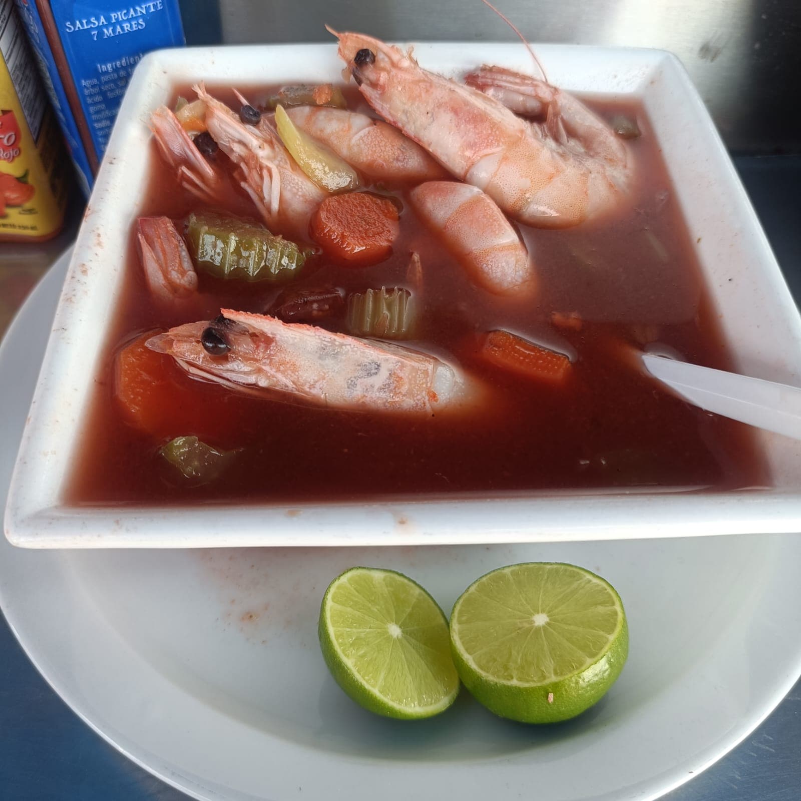 Caldo de Camarón Mediano