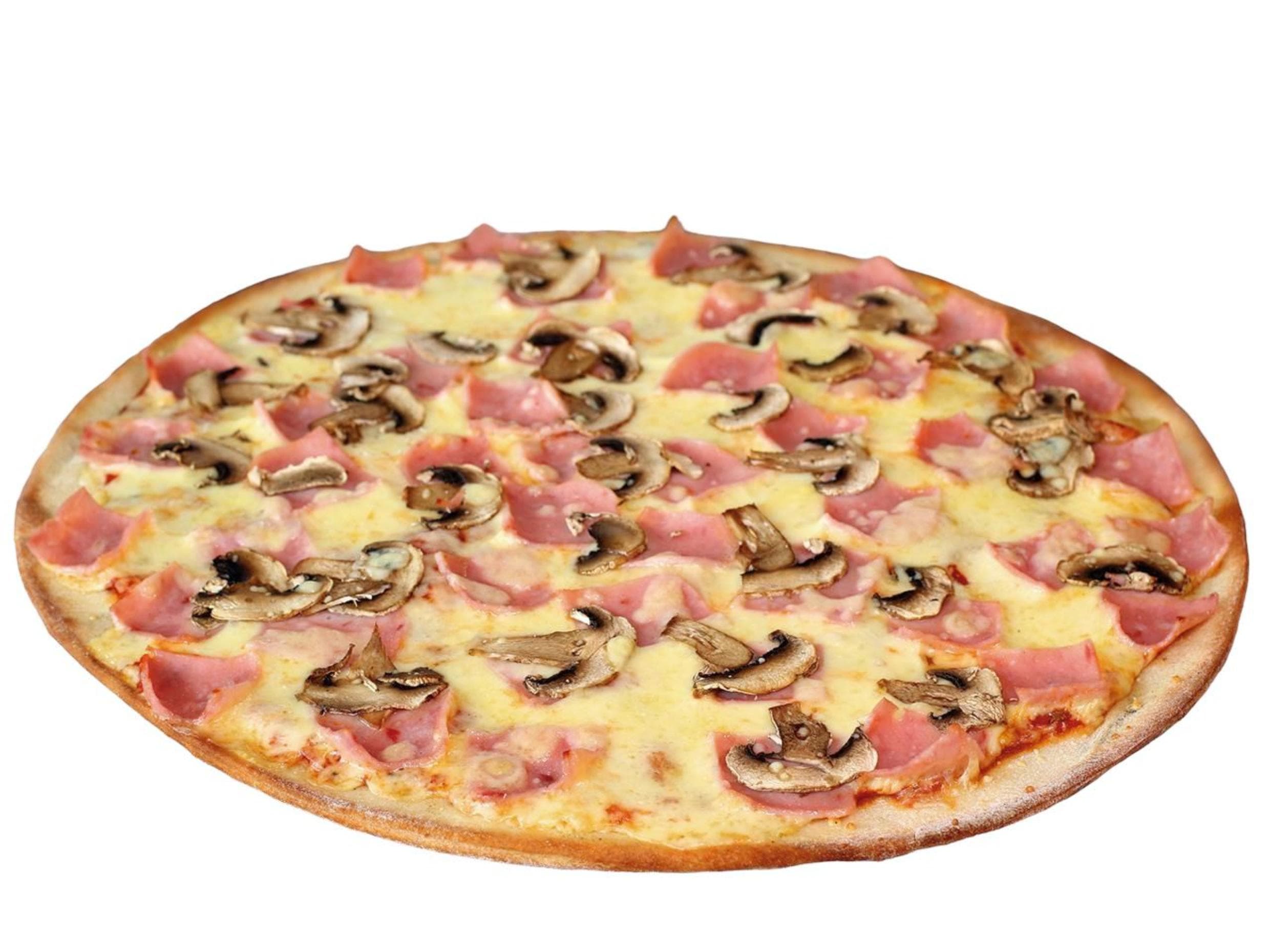 Jamon Y Hongos - 10 pulgadas 6 porciones