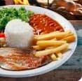 Pechuga a la Parrilla con Frijoles