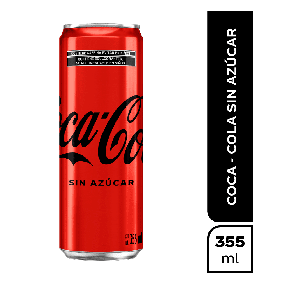 Coca Cola sin Azúcar 355 ml