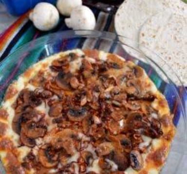 Queso con Champiñones