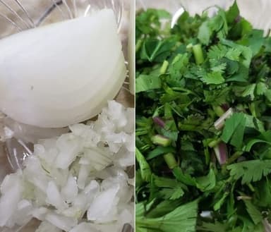 Cilantro con Cebolla