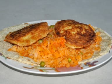 Tacos Acorazados de Torta de Papa + Agua