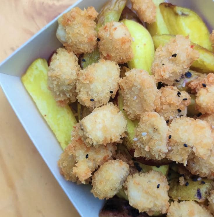 Veggie Papas Tofu Crocante