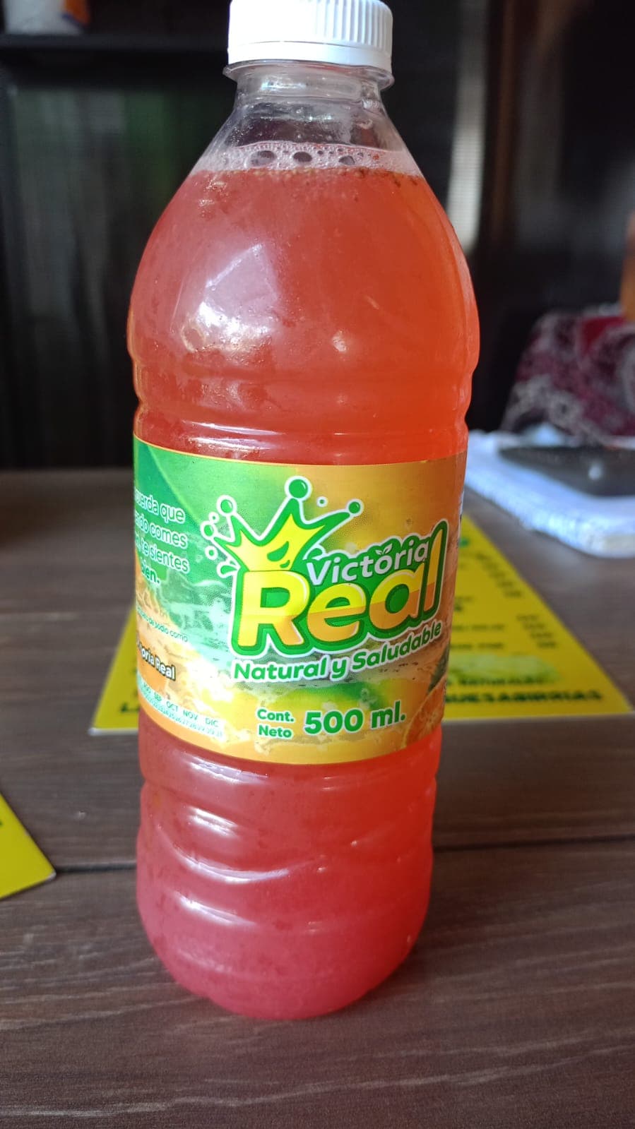 Agua de Fresa con Limon 500ml