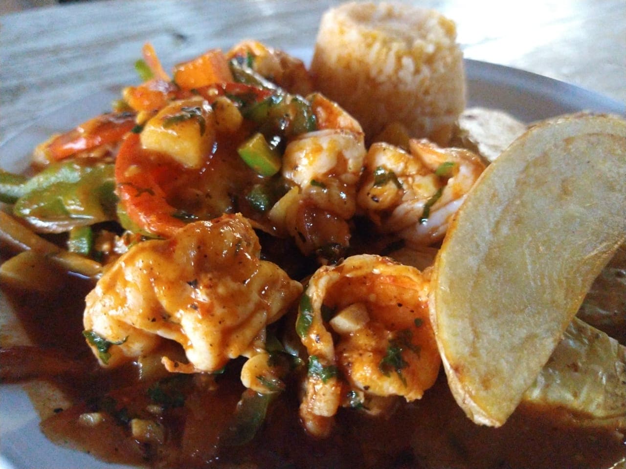 Camaron y Pulpo al Ajillo