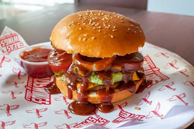 Hamburguesa BBQ  (Doble Carne)