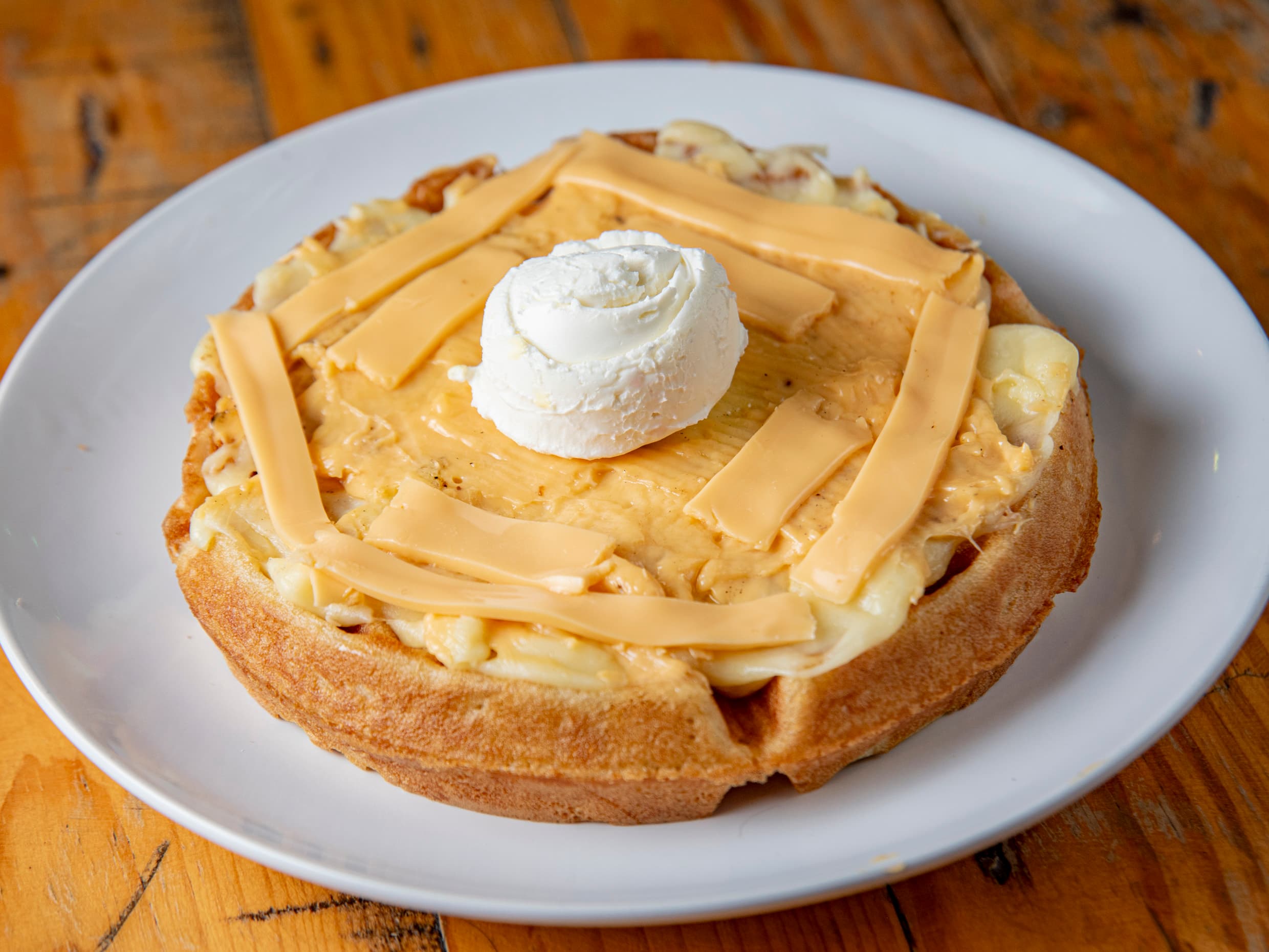 Waffle de 3 Quesos