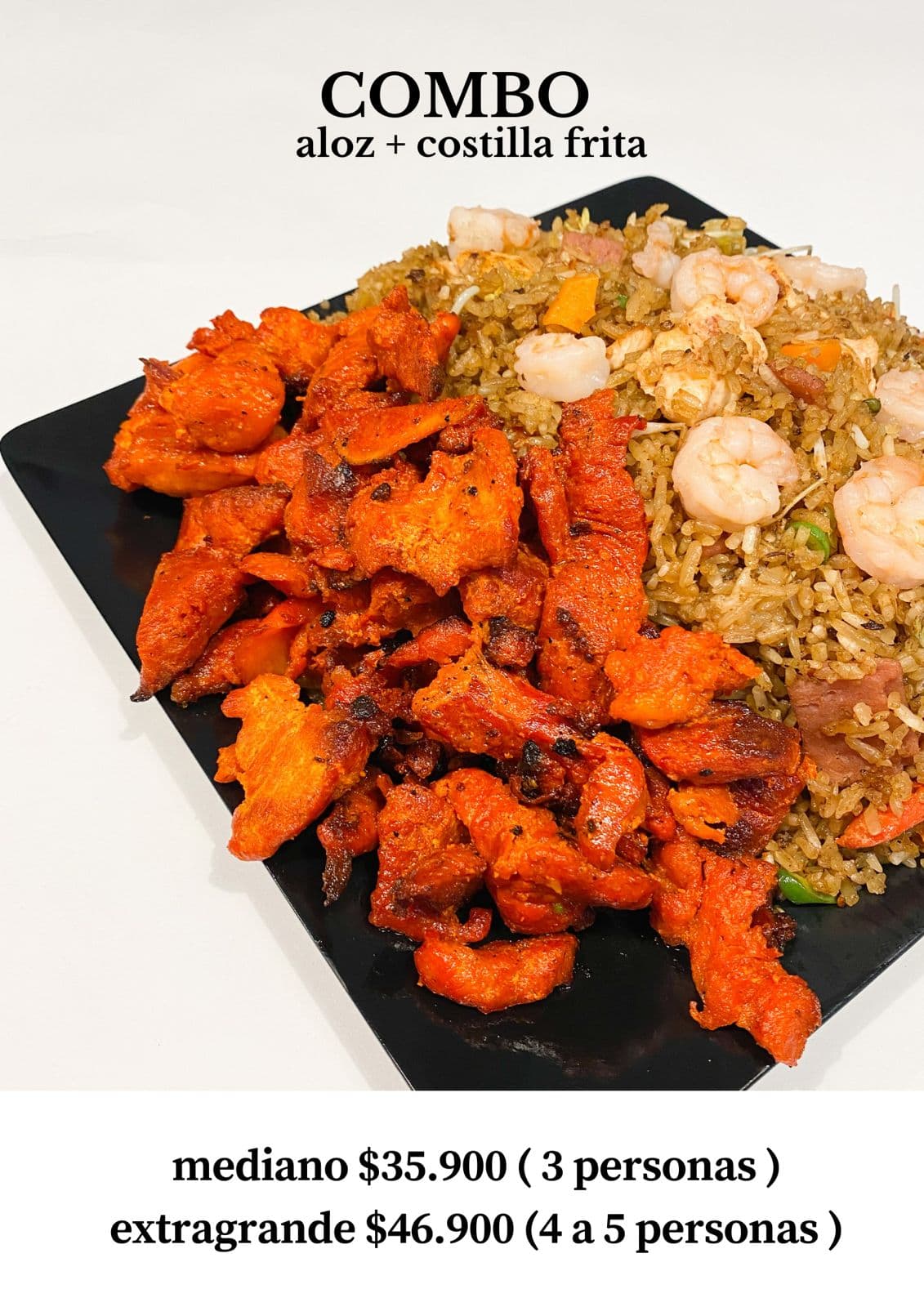 Arroz Chino + Costilla Frita