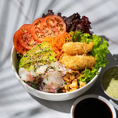 Bowl Ensalada Acevichada Peruana