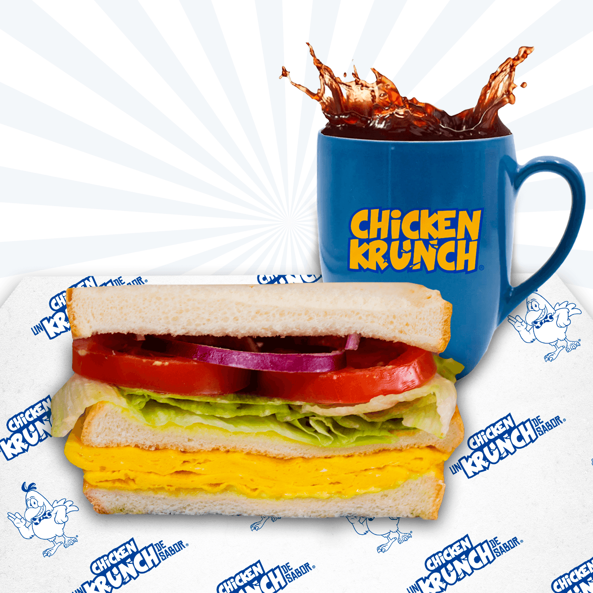 Pak Sándwich de Huevo y 1 Café