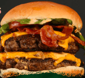 Hamburguesa doble acción