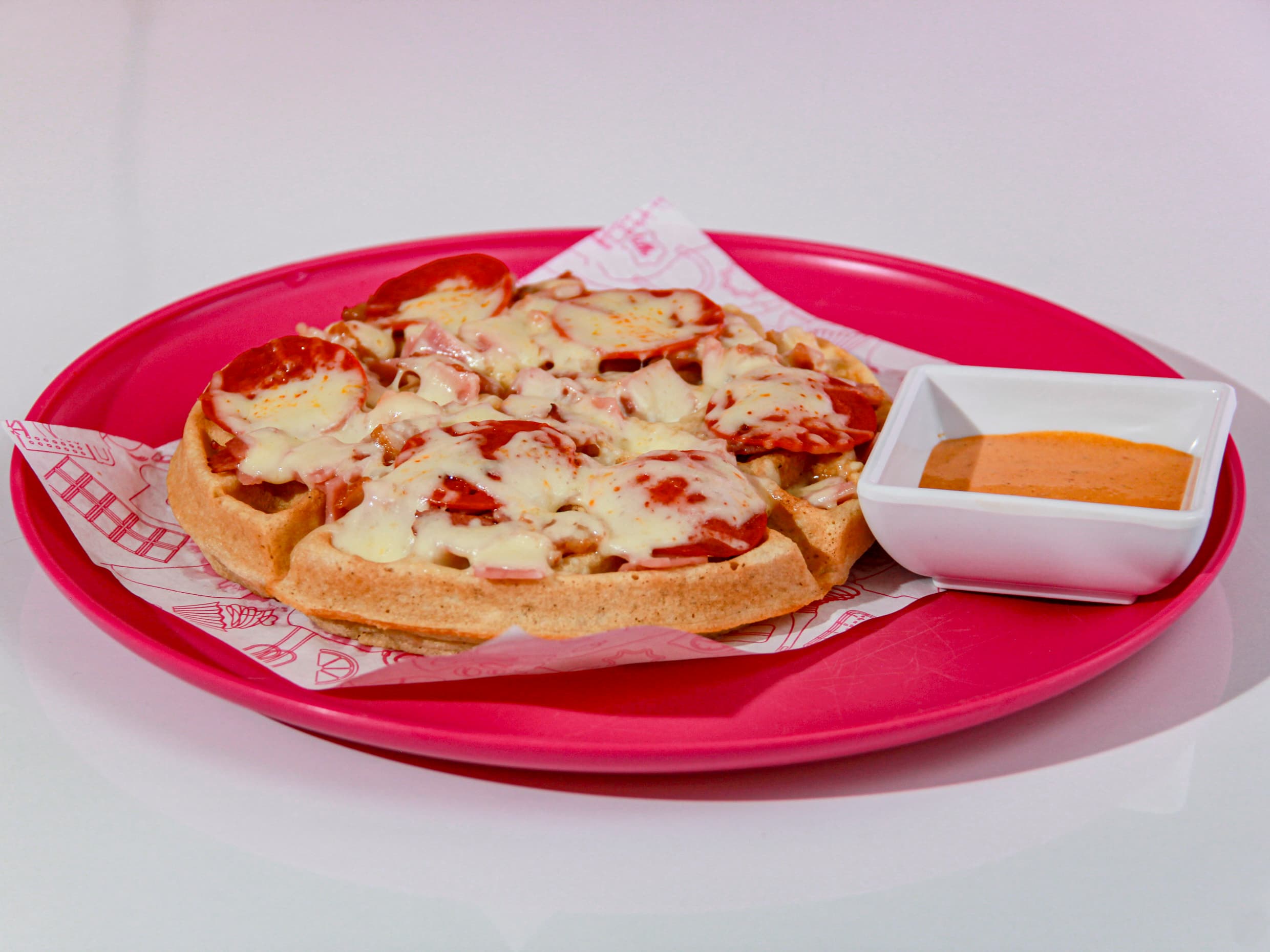 Waffle Carnes Frías