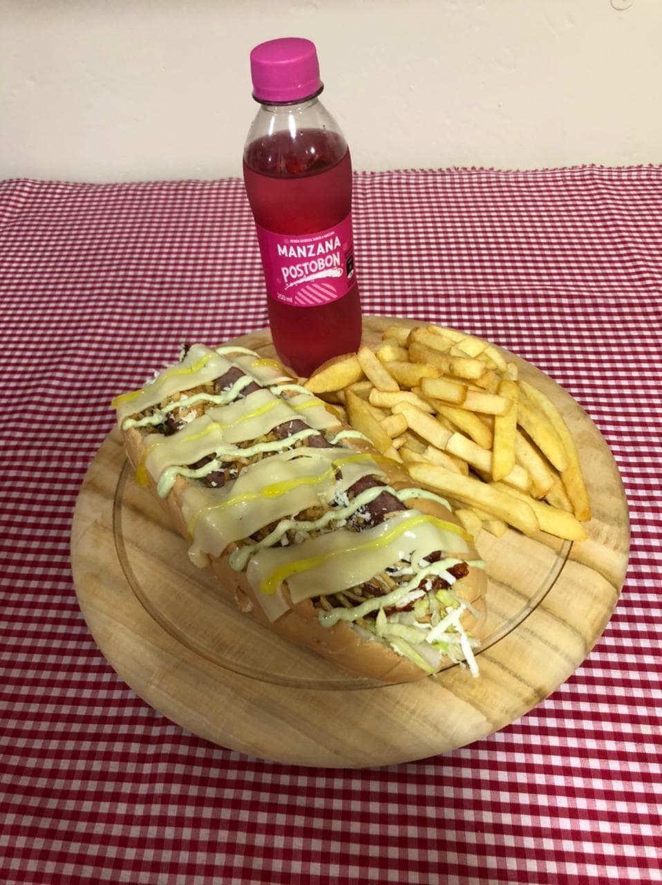 PROMO perro suizo, papas, pequeñas, gas 250ml