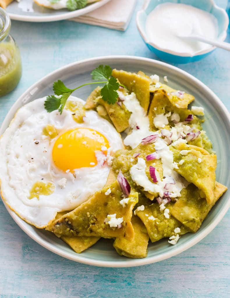 Chilaquiles con Huevo