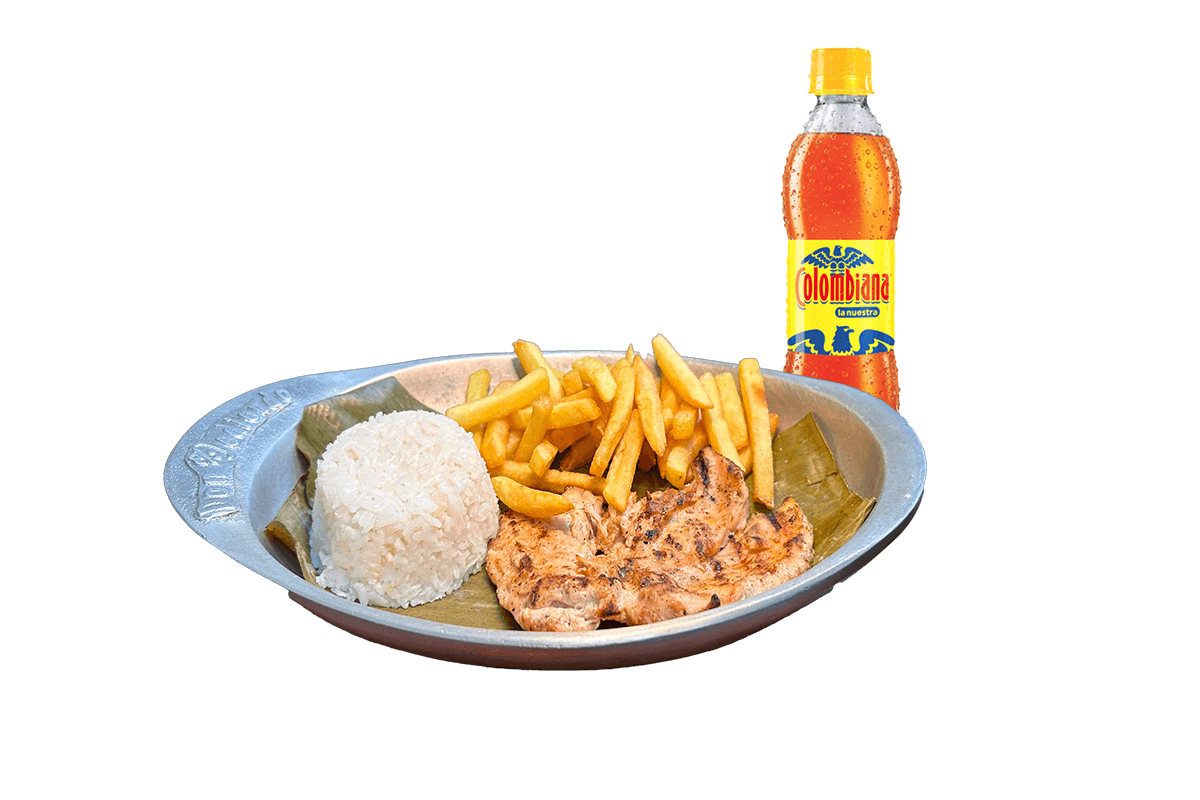 Menú Pollo + Gaseosa 400ml