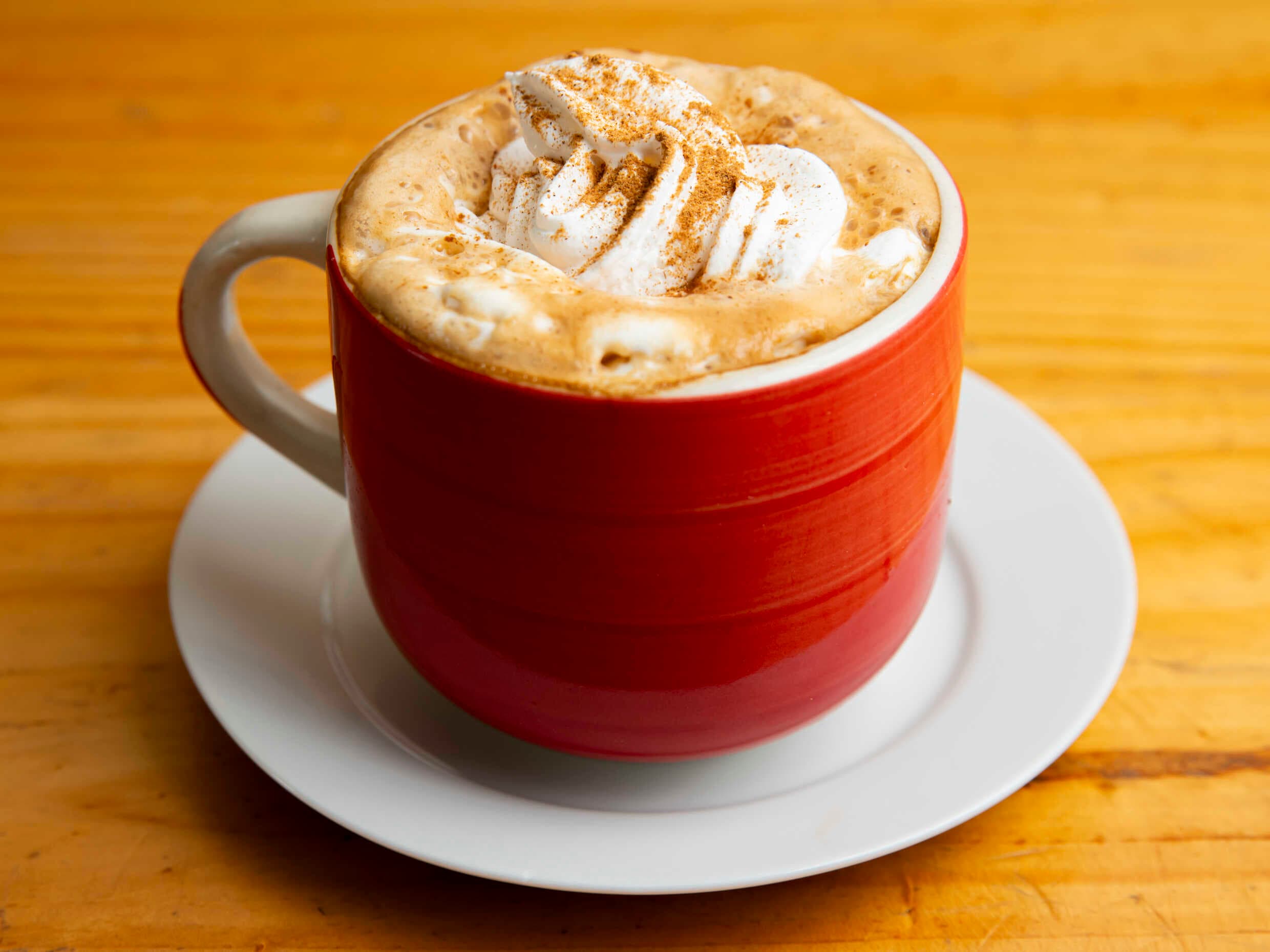 Capuccino con crema