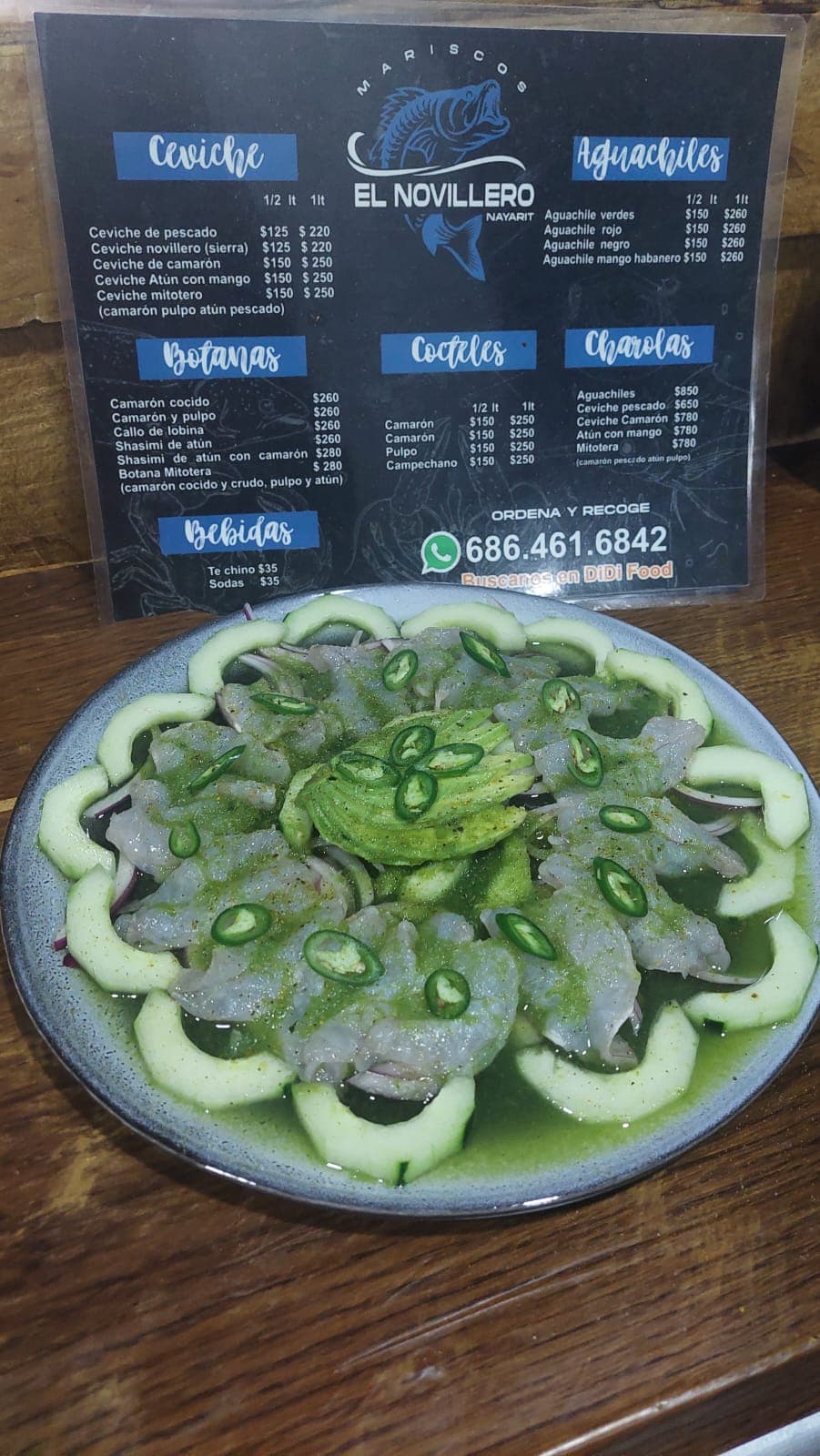 Combo-Aguachiles + Bebida