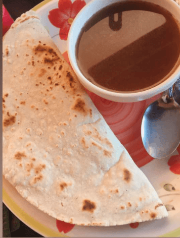 Quesataco de lengua (grande)
