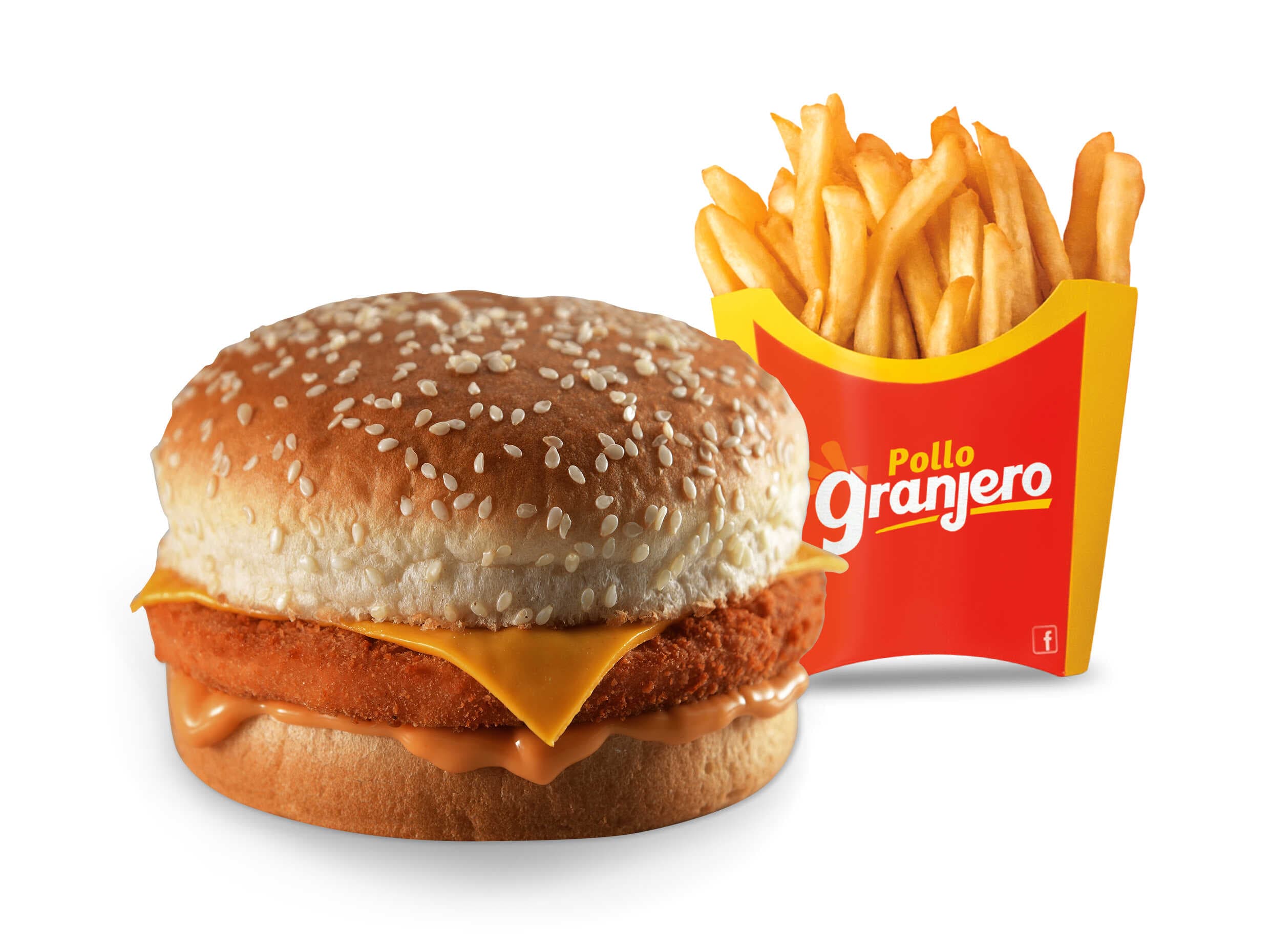 Combo Hamburguesa Clásica con Queso + Papas pequeñ