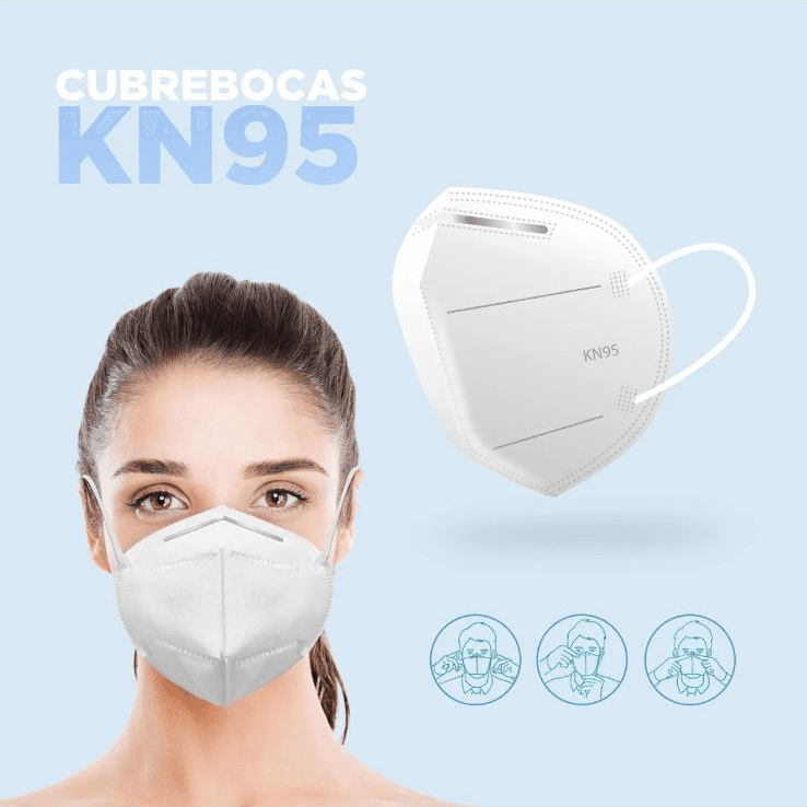 Kn95 Tapabocas Blanco