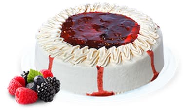 Pastel de Queso con Frutas Rojas Chico