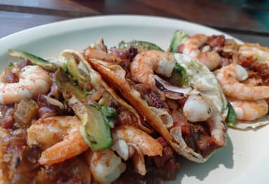 Taco de camaron capeado
