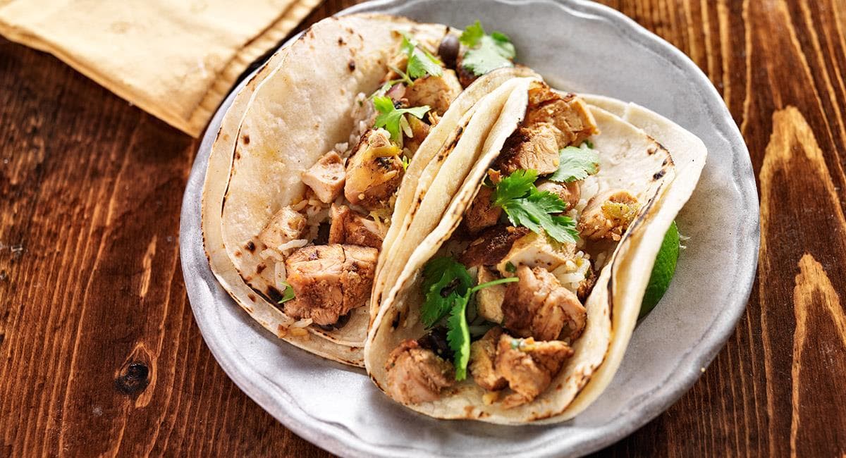 Tacos de pollo (3 tacos)