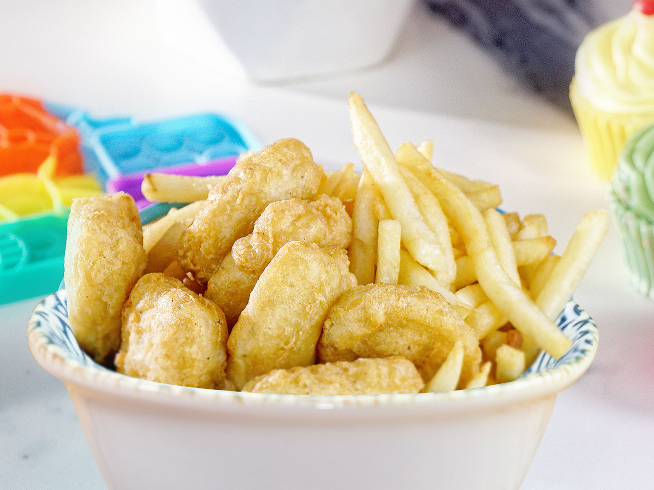 Nuggets con Papas