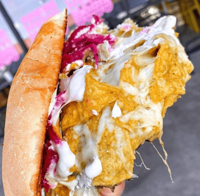 Torta de Chilaquiles