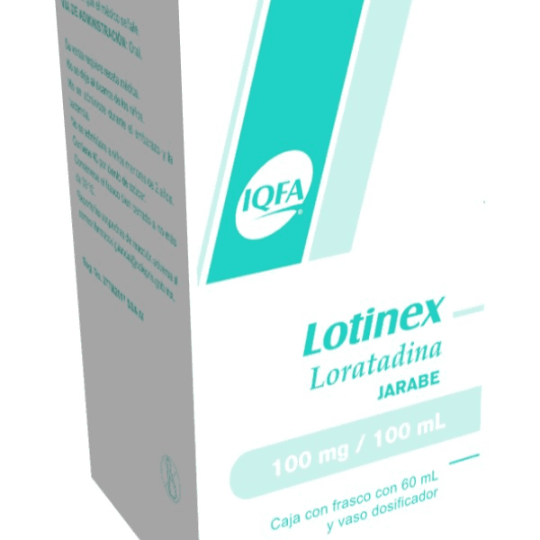 Lotinex Loratadina 100 mg Frasco con 60 ml