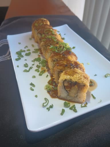 Crunchy teriyaki roll