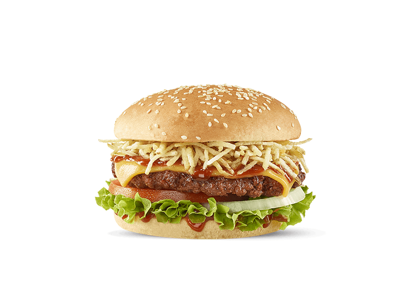 Hamburguesa BBQ Crunch
