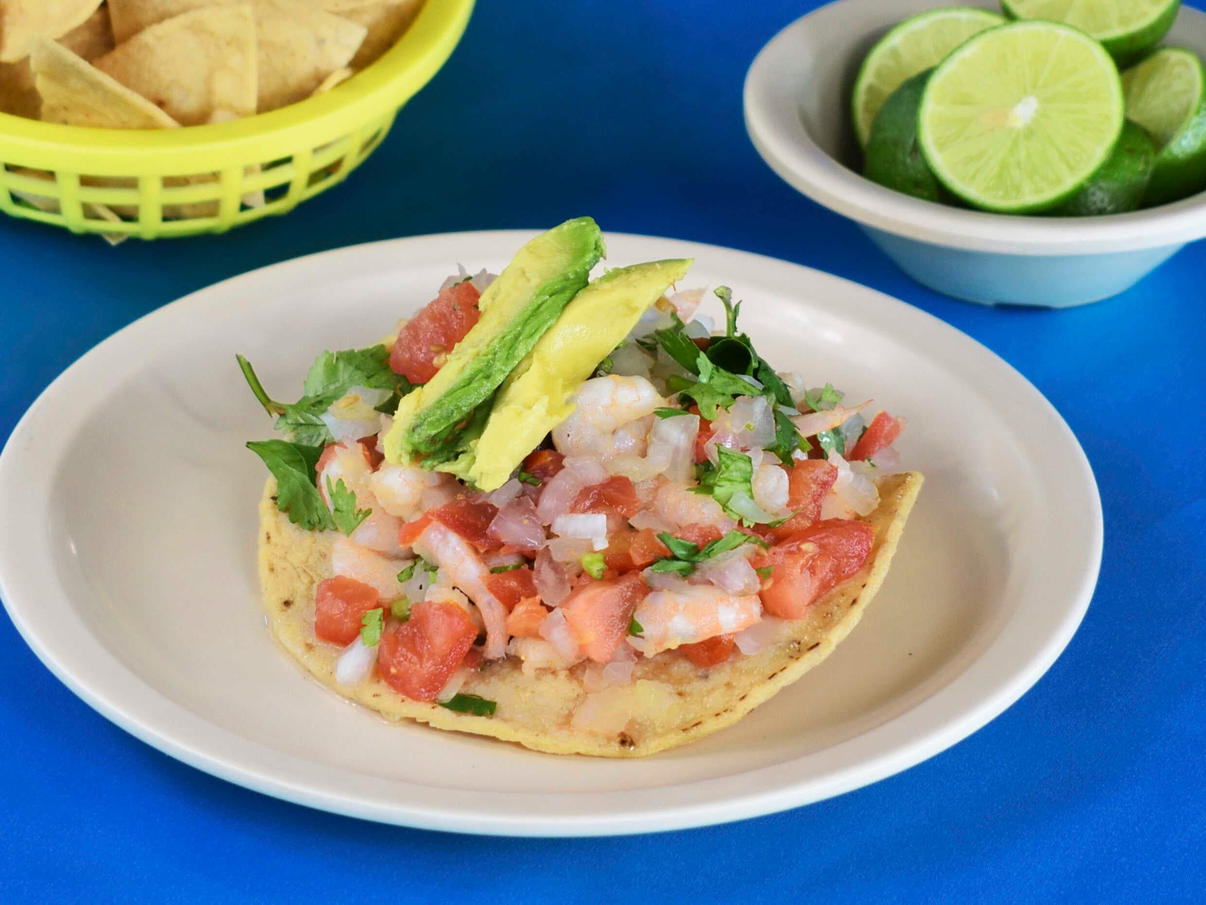 Tostada de Camarón