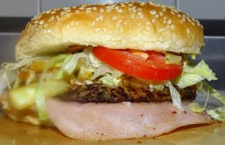 Hamburguesa con Tocino